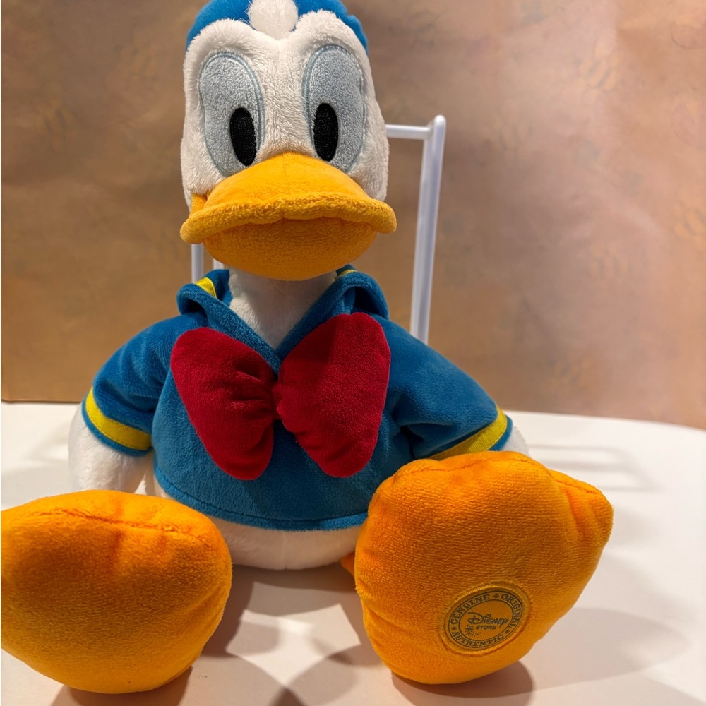 Disney Donald Duck Plush with Blue and Yellow Accents